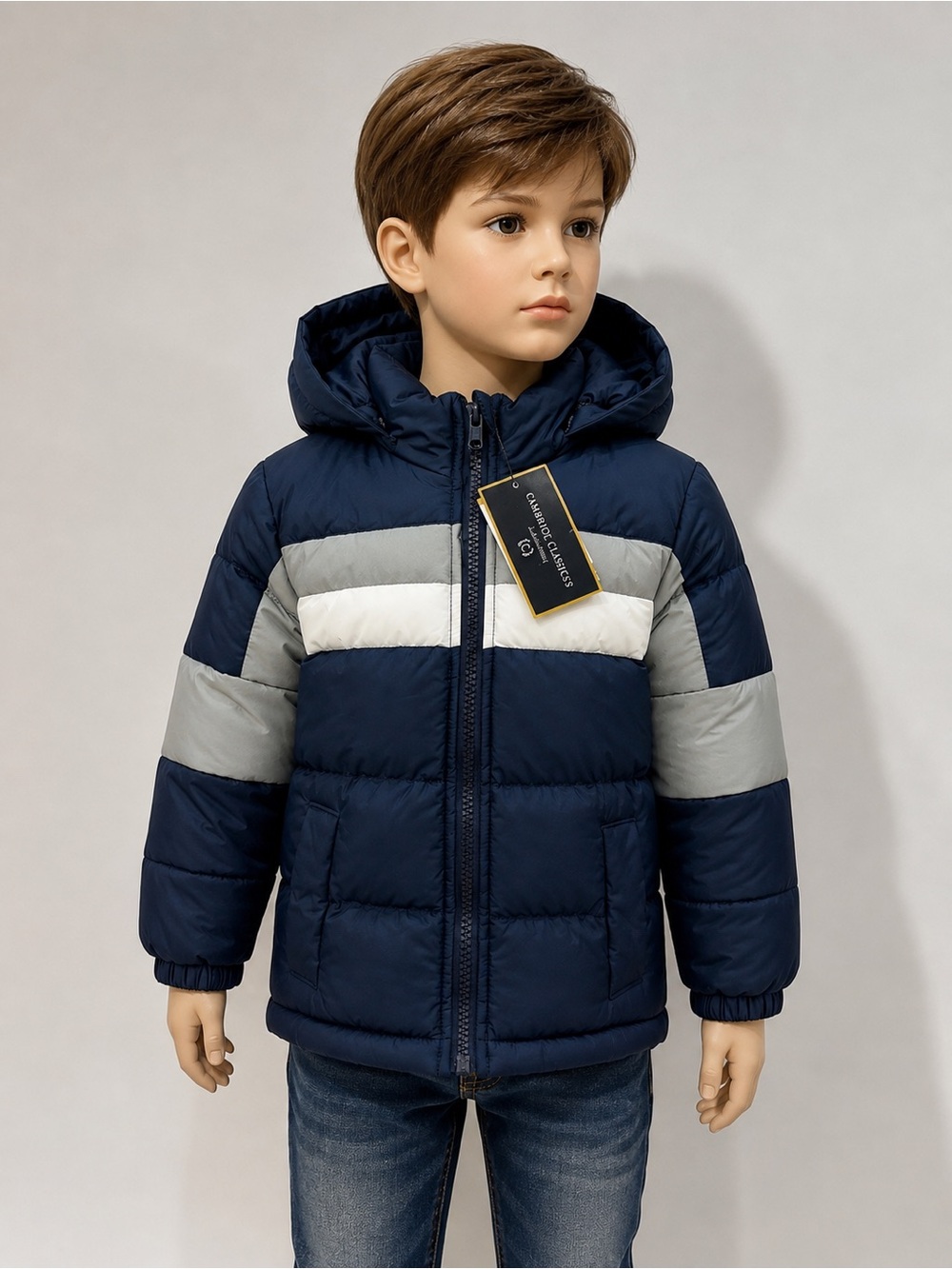 Boys Cambridge Classics Puffer Jacket – Size 3T